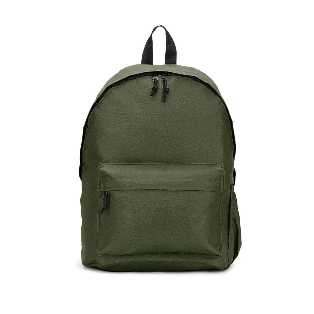 Mochila em poliéster reciclado 600D com bolso frontal espaçoso 18 L
