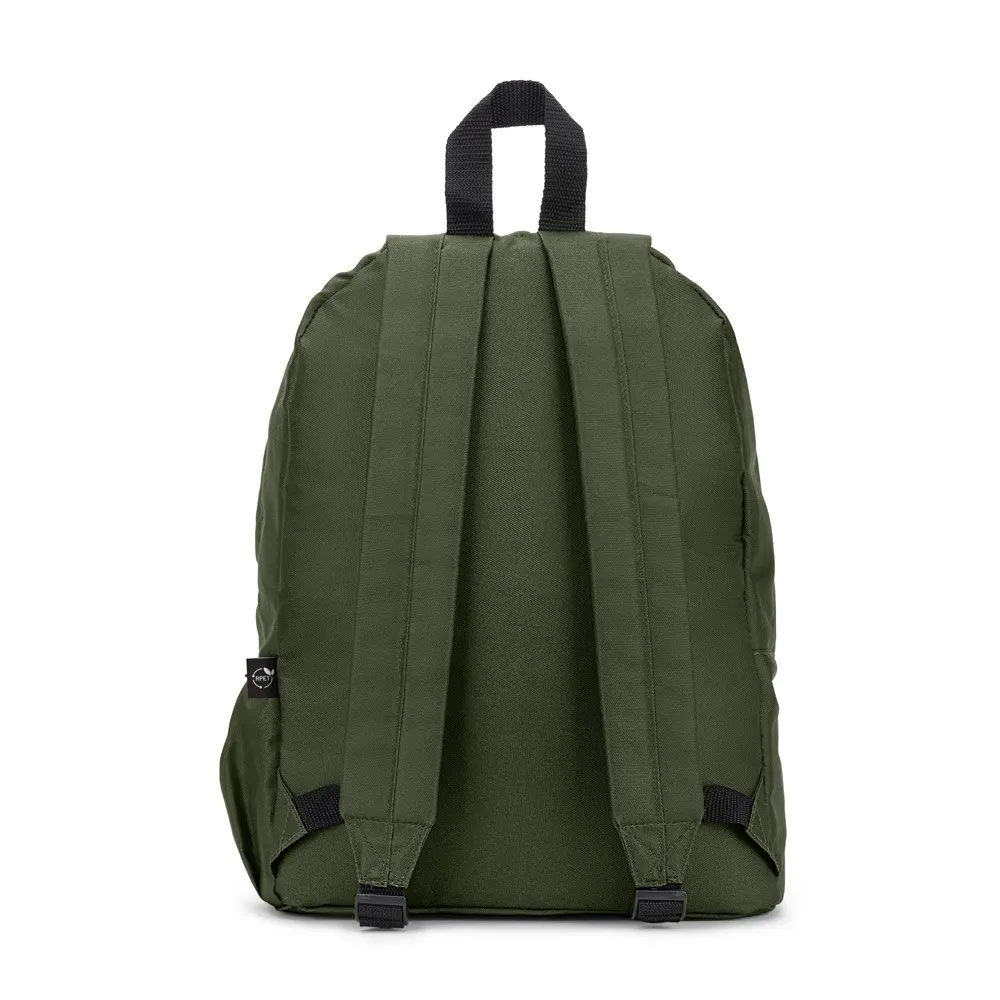 Mochila em poliéster reciclado 600D com bolso frontal espaçoso 18 L
