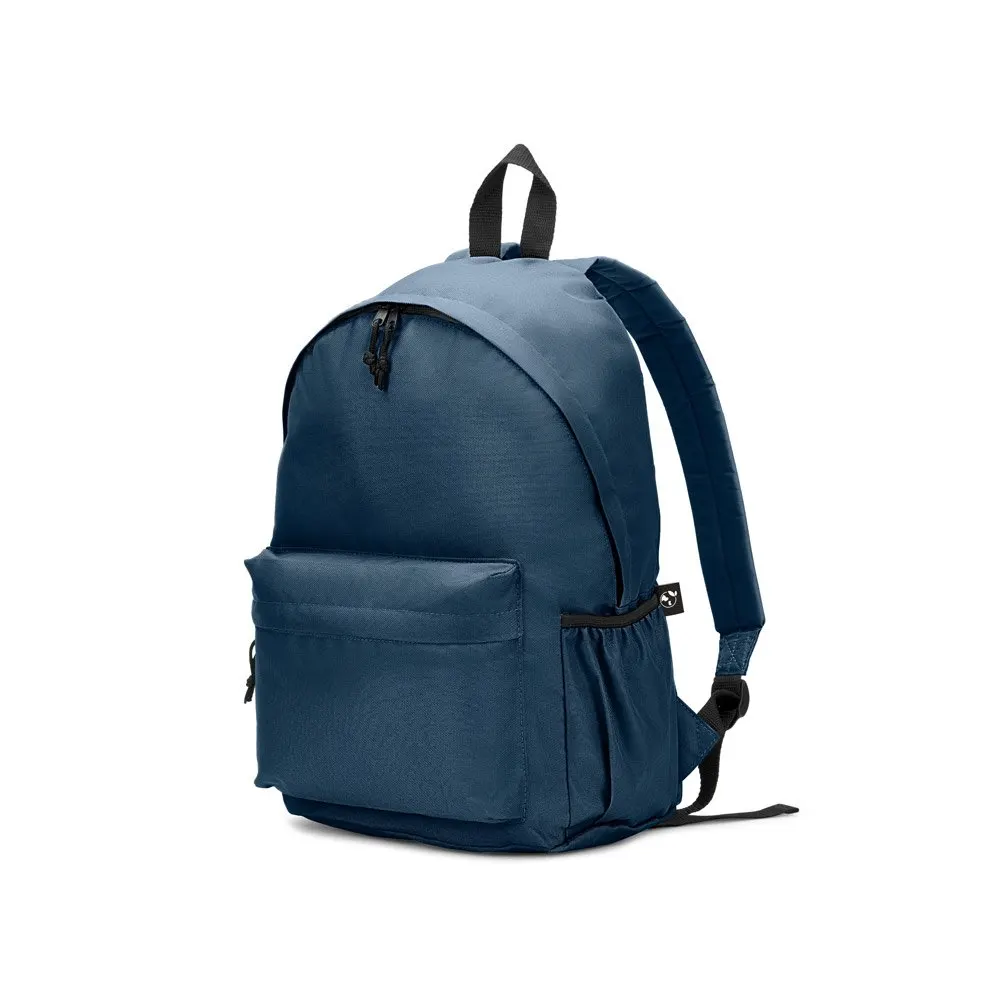 Mochila em poliéster reciclado 600D com bolso frontal espaçoso 18 L