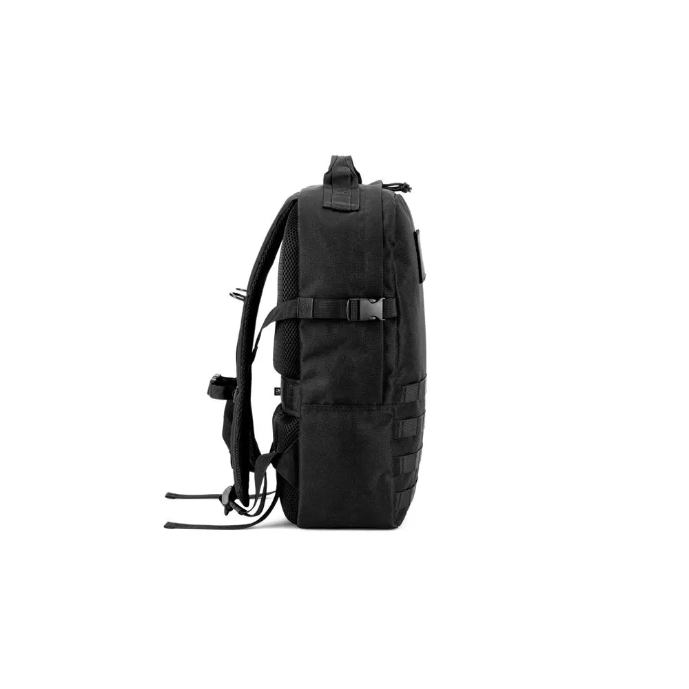 Mochila estilo militar em poliéster reciclado 600D, de alta densidade, com bolso para notebook 17’3″ 21 L
