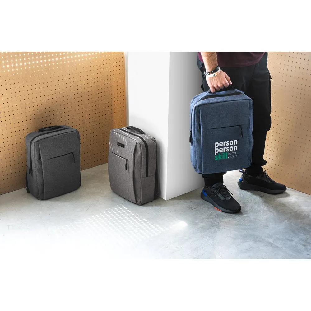 Mochila para notebook 15’6″” em 300D de alta densidade com placa para personalização 15 L”
