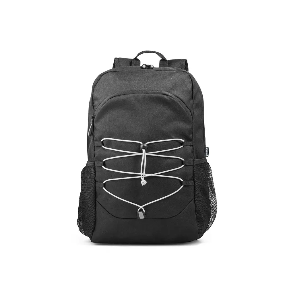 Mochila para notebook 15’6″ em 300D e 600D, ambos em poliéster reciclado com elementos refletores 18 L