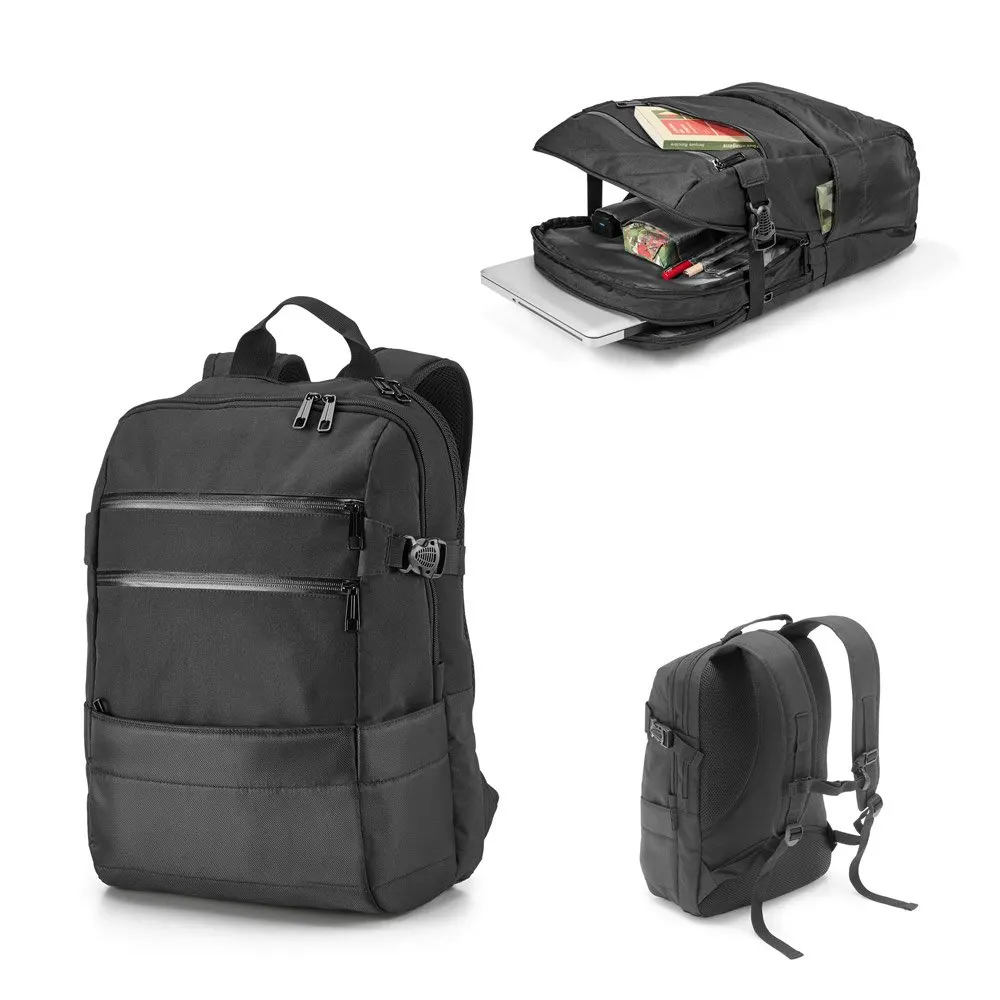 Mochila para notebook 15’6” em 840D jacquard e 300D 25 L