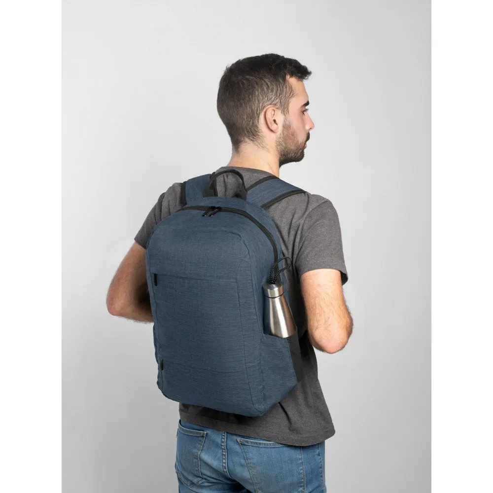 Mochila para notebook 15’6″ em poliéster reciclado 300D 18 L