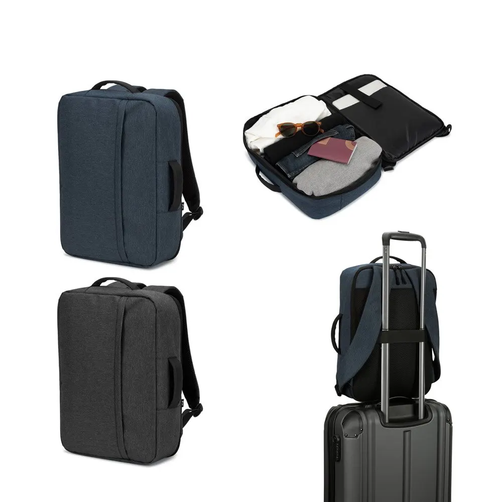 Mochila para notebook 15’6″ em poliéster reciclado 300D de alta densidade 15 L