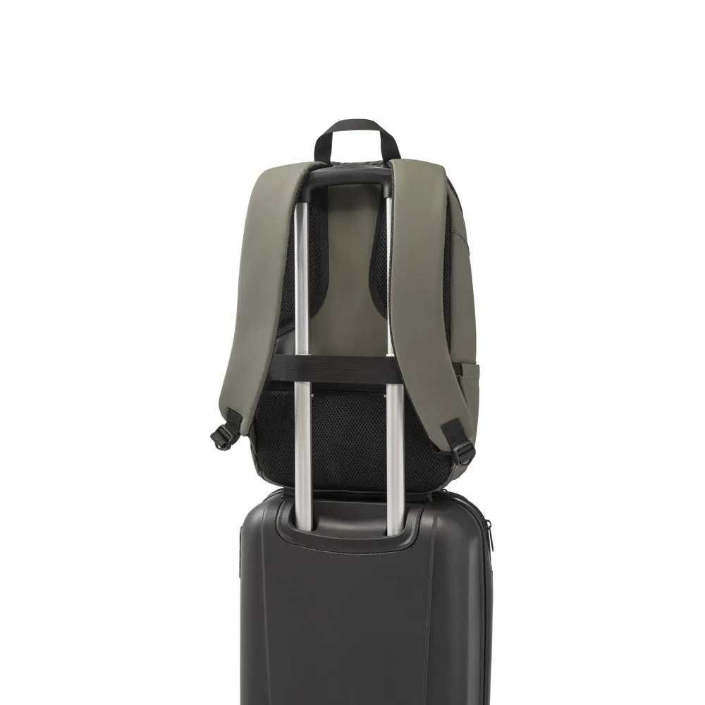 Mochila para notebook em 600D, poliéster reciclado, de alta densidade, com revestimento resistente à água 16″ 19 L