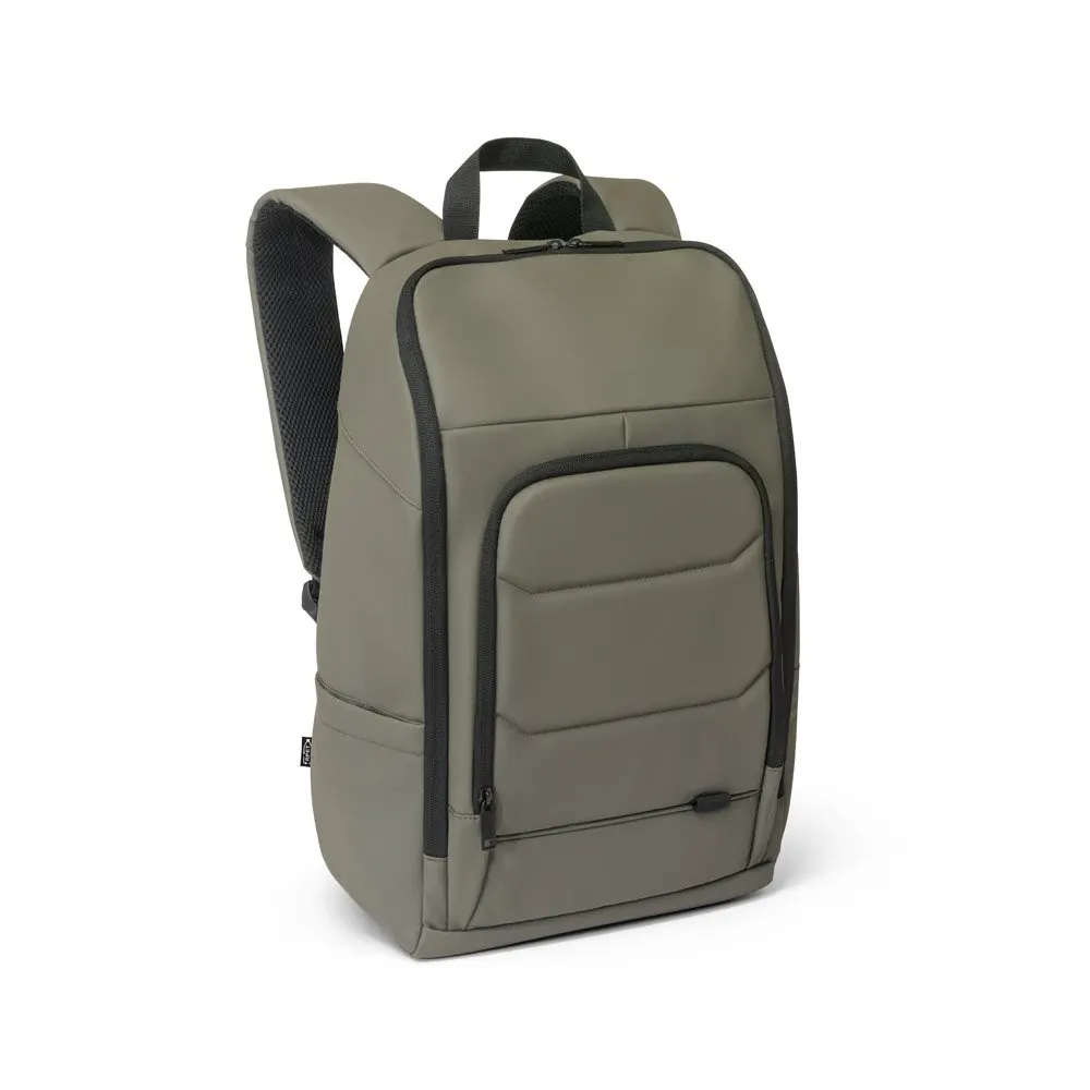 Mochila para notebook em 600D, poliéster reciclado, de alta densidade, com revestimento resistente à água 16″ 19 L