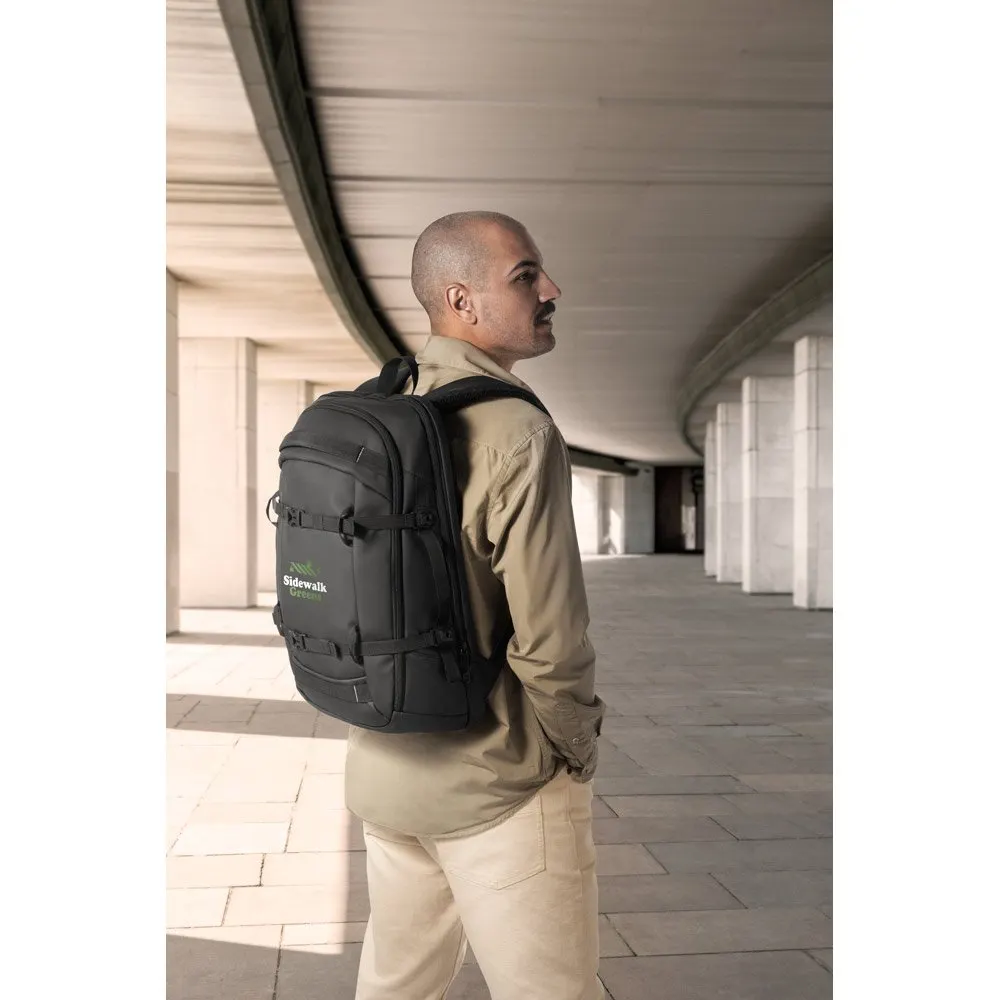 Mochila para notebook em 900D poliéster reciclado de alta densidade com revestimento resistente à agua 17’3″ 21 L