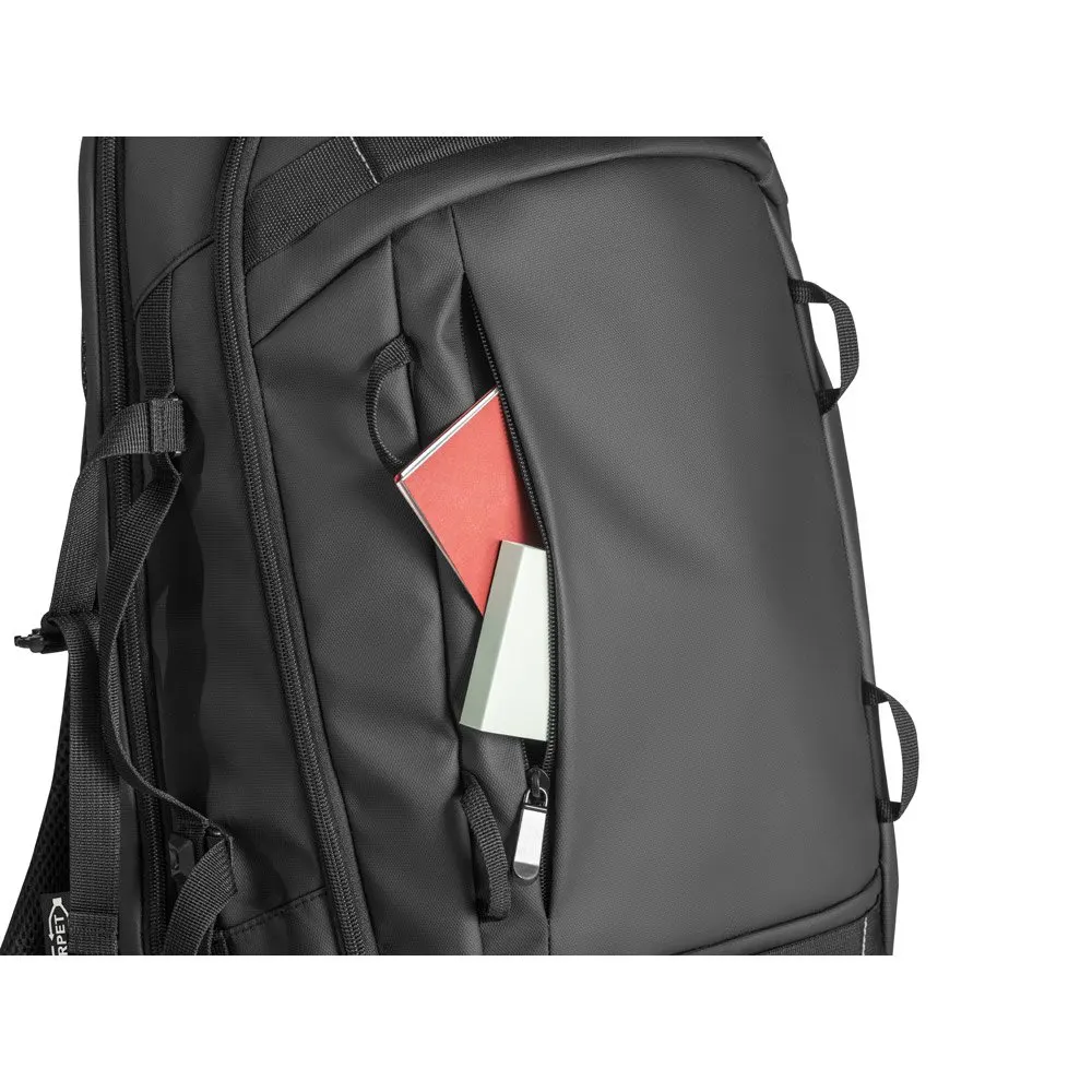 Mochila para notebook em 900D poliéster reciclado de alta densidade com revestimento resistente à agua 17’3″ 21 L