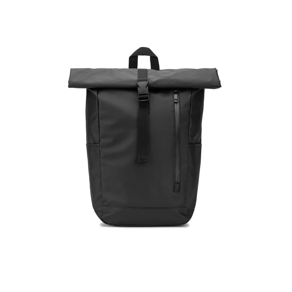 Mochila “Roll top” com design em sistema de fecho que permite enrolar a parte superior em poliéster reciclado 600D de alta densidade com revestimento resistente á água 20 L