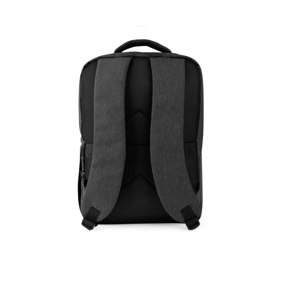 Mochila, totalmente almofadada, para notebook 15.6″ em poliéster reciclado 300D de alta densidade 18 L
