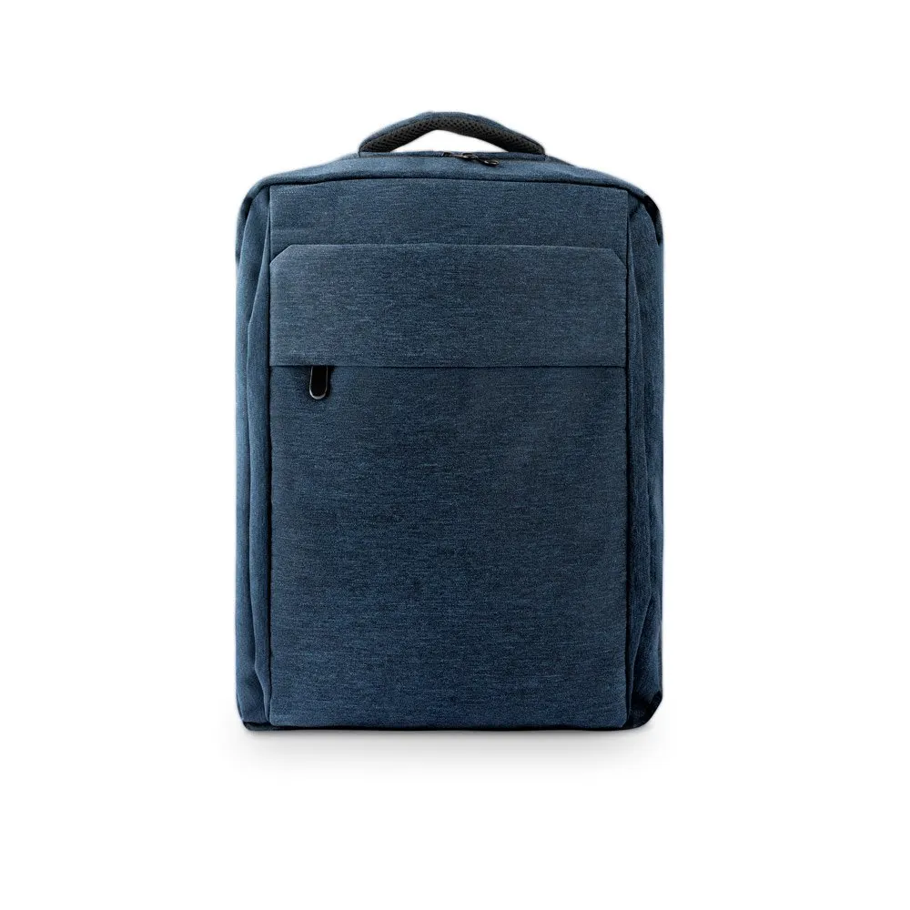Mochila, totalmente almofadada, para notebook 15.6″ em poliéster reciclado 300D de alta densidade 18 L