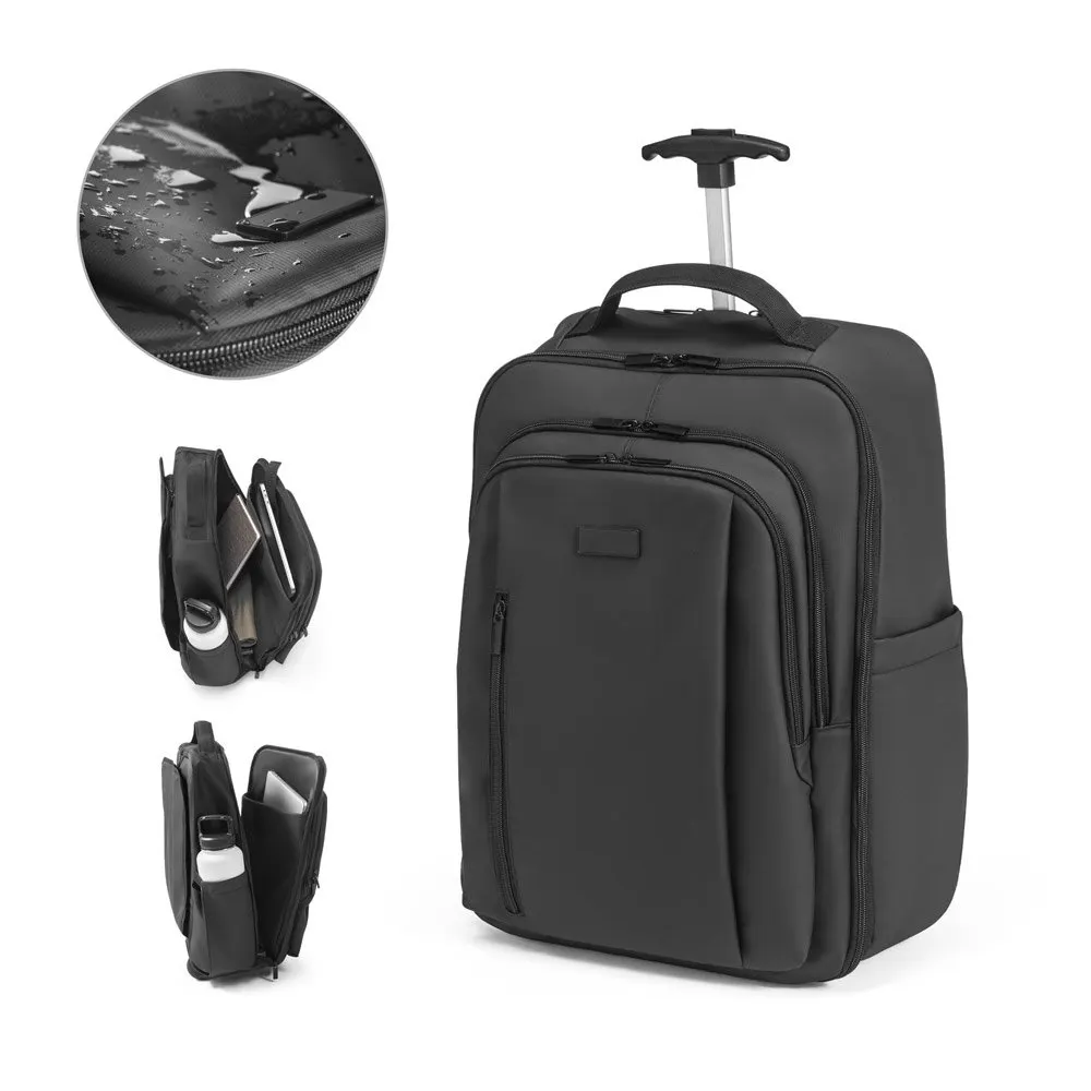 Mochila trolley em 900D com revestimento resistente à água, com bolso para 17’3″ 28 L