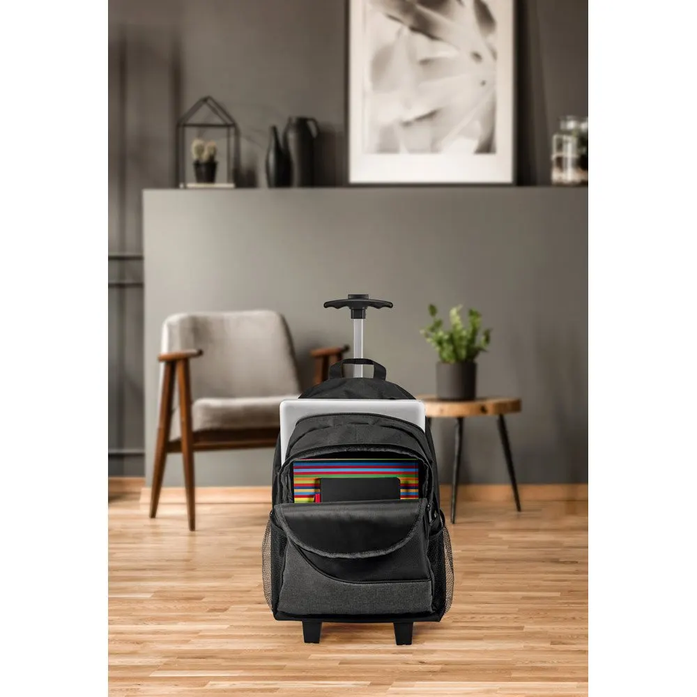 Mochila trolley para notebook 15’6” em 300D