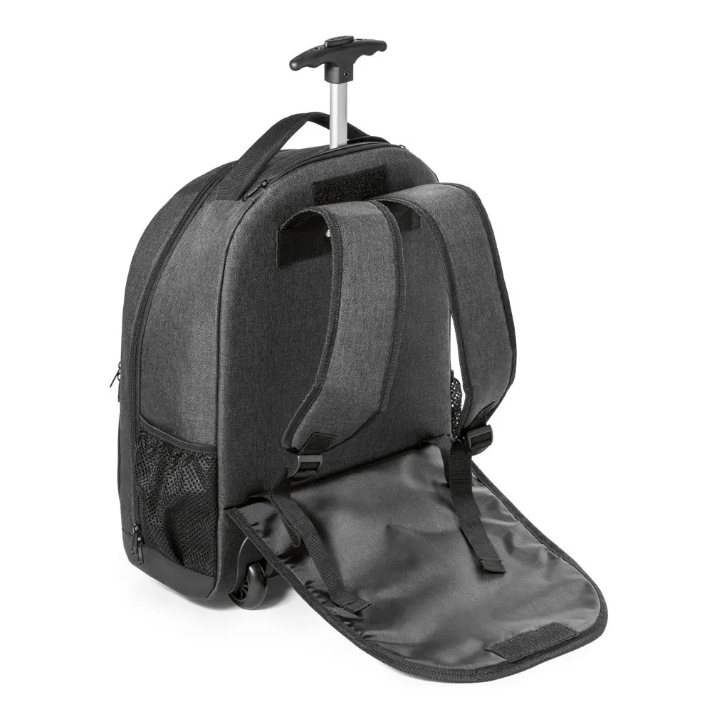 Mochila trolley para notebook 15’6” em 600D de alta densidade e poliéster 600D impermeável 21 L
