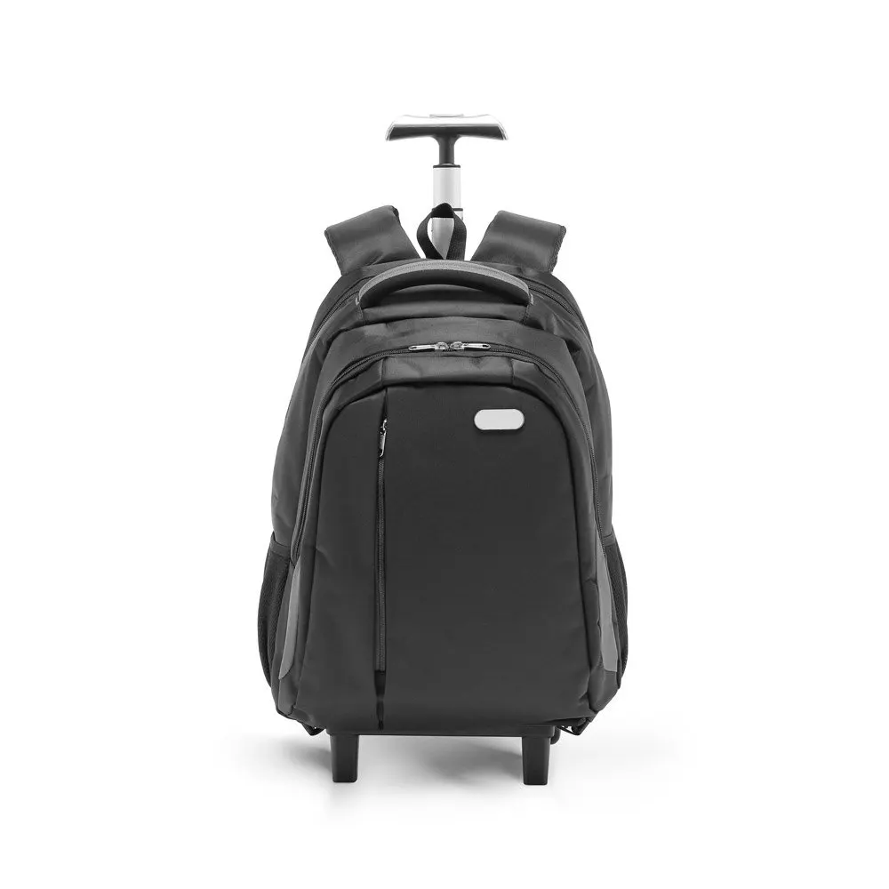 Mochila trolley para notebook 17” em Nylon 999 impermeável com 2 rodas e sistema de proteção integrado 30 L