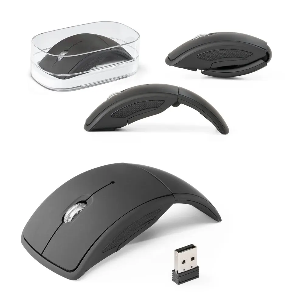 Mouse wireless dobrável 2’4G. em ABS