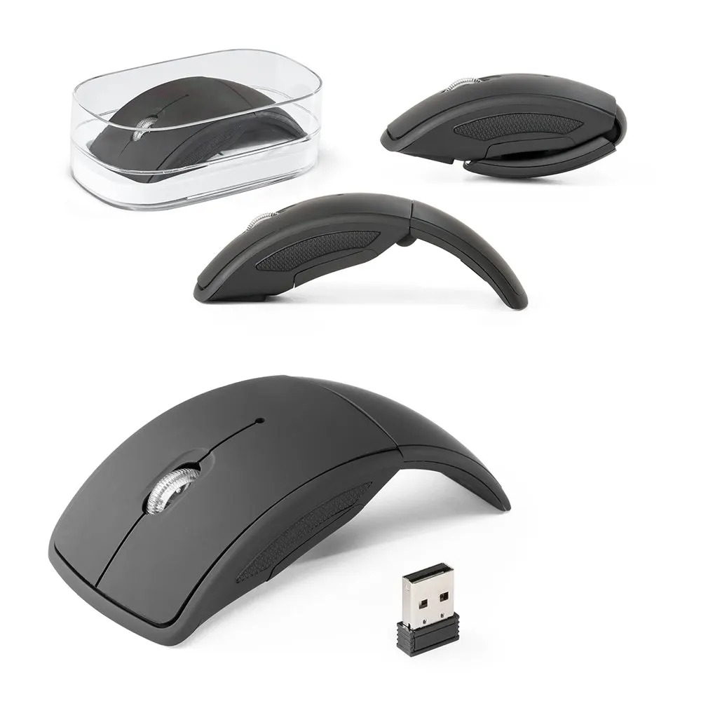 Mouse wireless dobrável 2’4G. em ABS