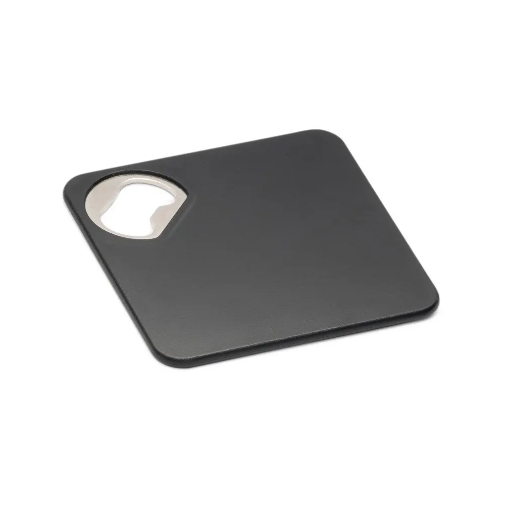 Porta copos em ABS com abridor de garrafas