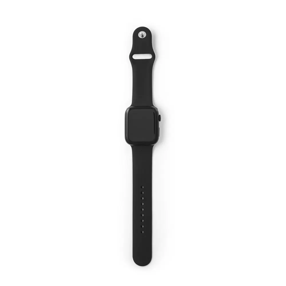 Relógio inteligente com tela IPS de 1’85 polegadas com bracelete em silicone e à prova de salpicos de água com IPX4