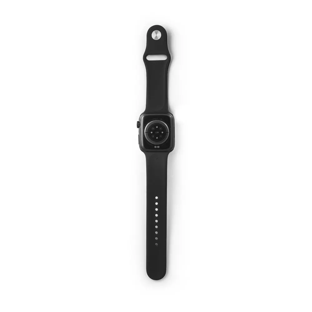 Relógio inteligente com tela IPS de 1’85 polegadas com bracelete em silicone e à prova de salpicos de água com IPX4