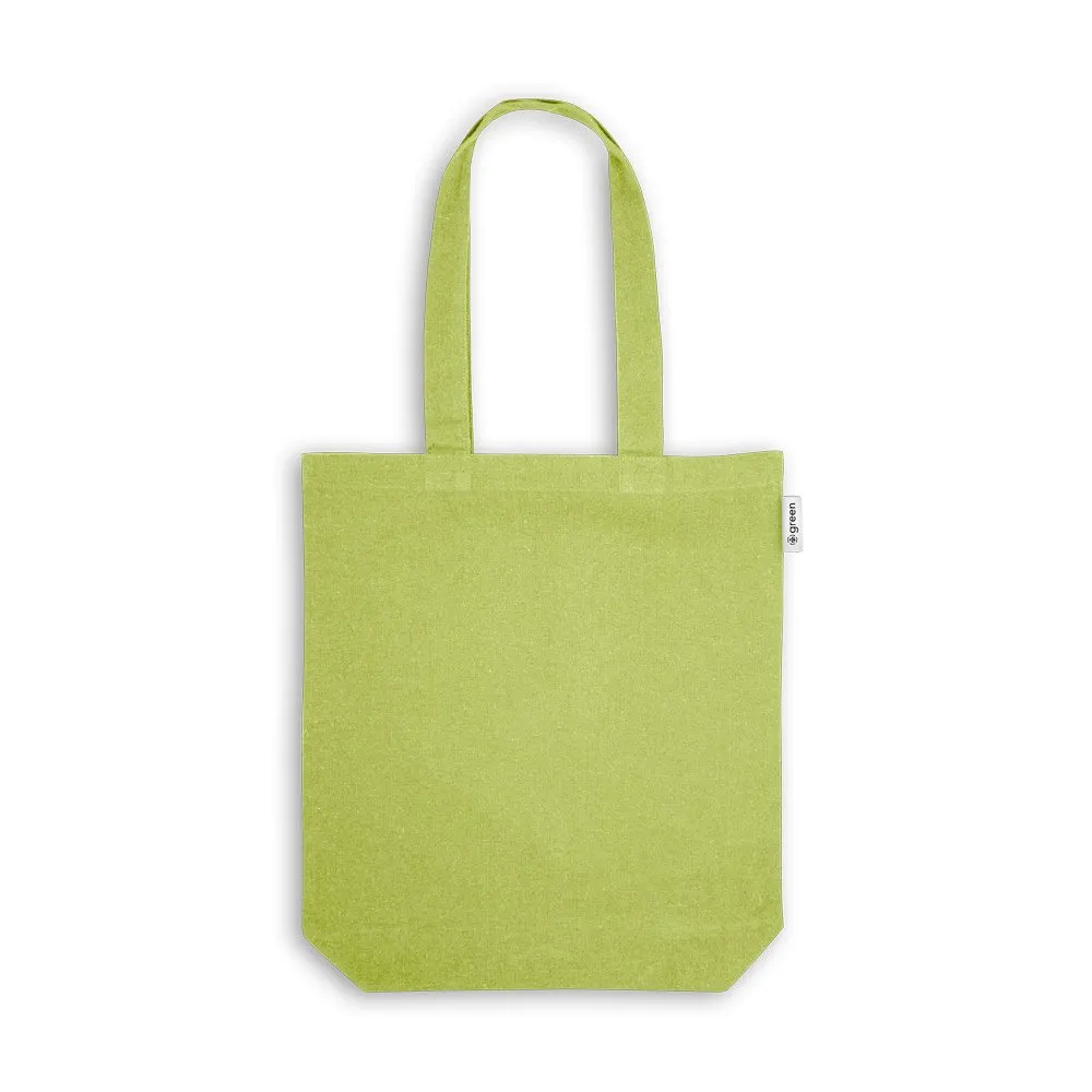 Sacola em 50% algodão, 30% algodão reciclado e 20% poliéster reciclado (220 g/m²)