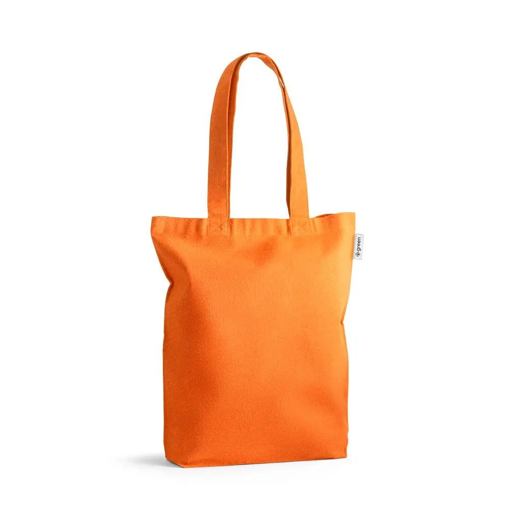 Sacola em 50% algodão, 30% algodão reciclado e 20% poliéster reciclado (220 g/m²)