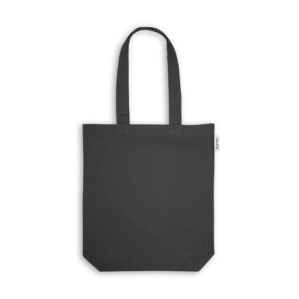 Sacola em 50% algodão, 30% algodão reciclado e 20% poliéster reciclado (220 g/m²)