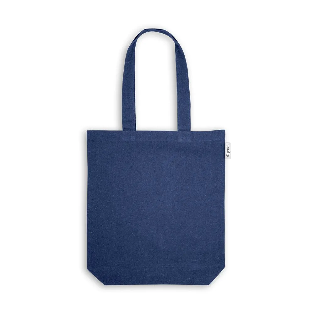 Sacola em 50% algodão, 30% algodão reciclado e 20% poliéster reciclado (220 g/m²)