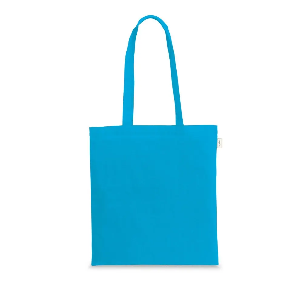 Sacola em algodão reciclado e poliéster reciclado sem tingimento (140 g/m²) sem tingimento