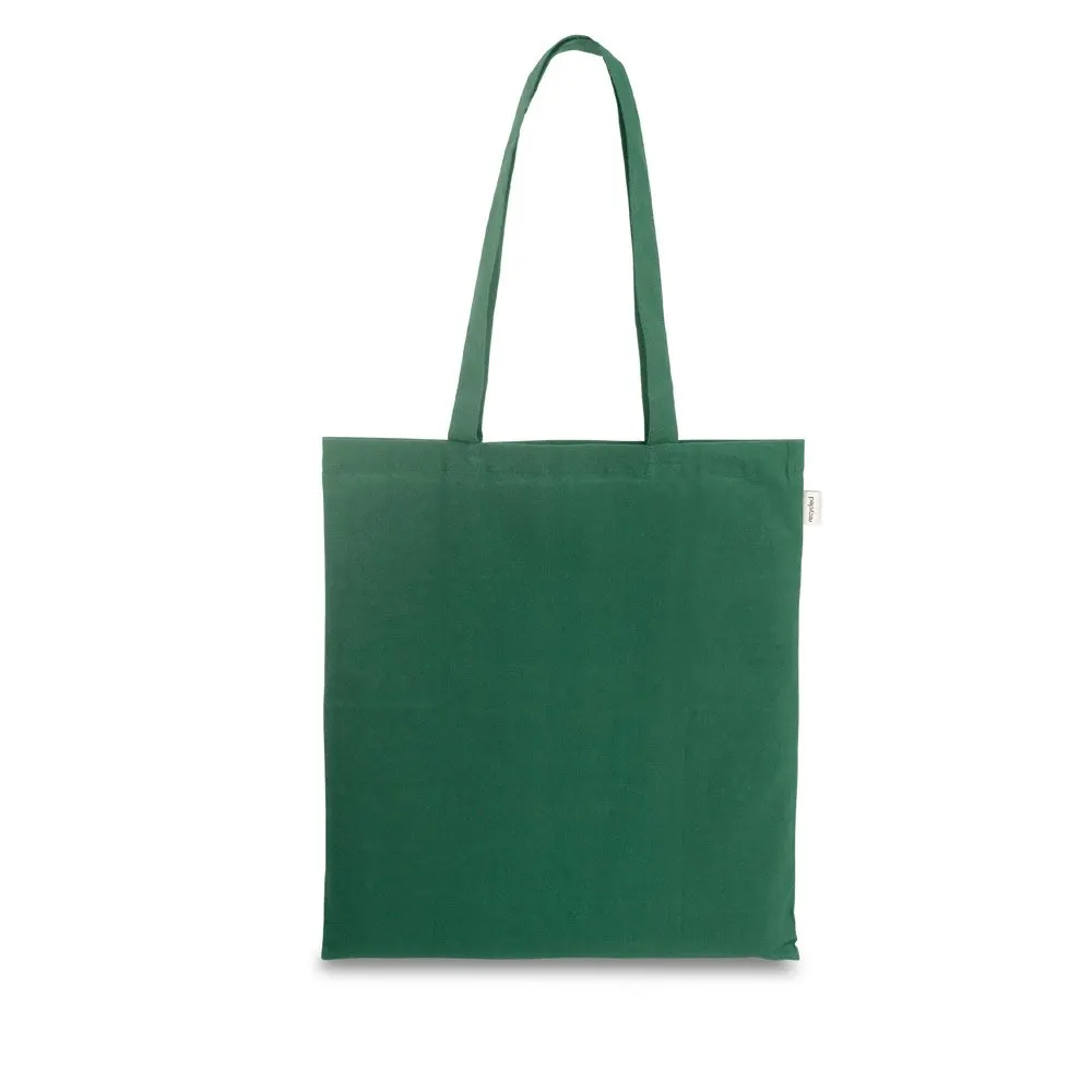Sacola em algodão reciclado e poliéster reciclado sem tingimento (140 g/m²) sem tingimento