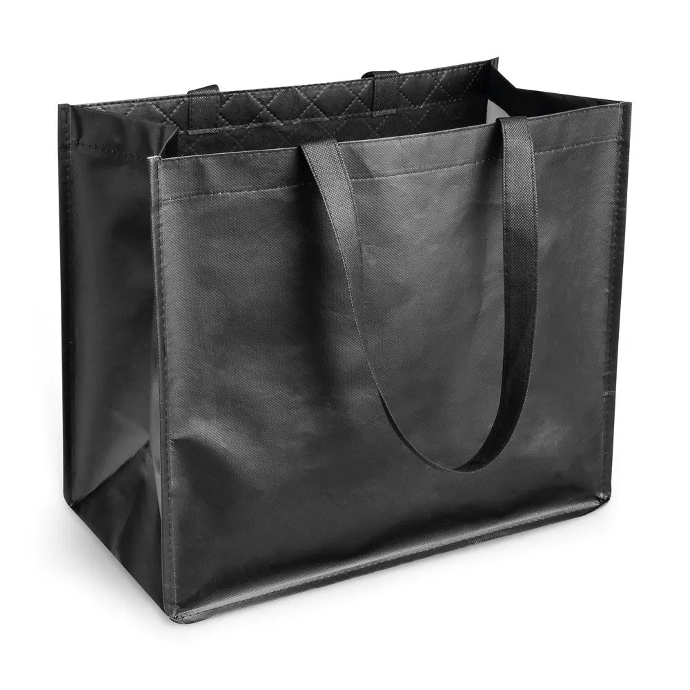Sacola em non-woven laminado (110 g/m²) com bolso frontal