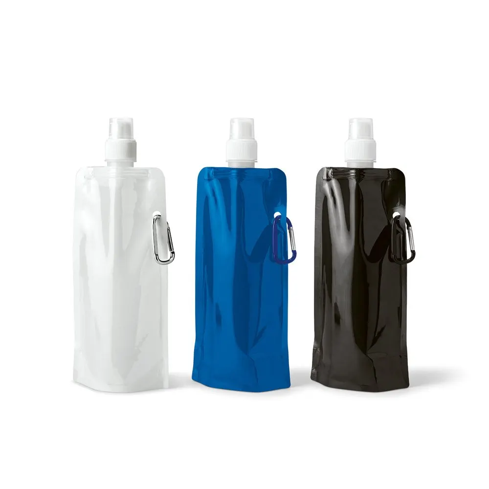 Squeeze dobrável em PE com bico de sistema “push-pull” e acabamento mate 460 mL