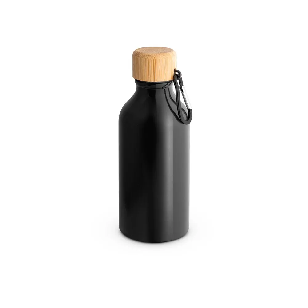 Squeeze em alumínio 100% reciclado com cor sólida brilhante 400 mL