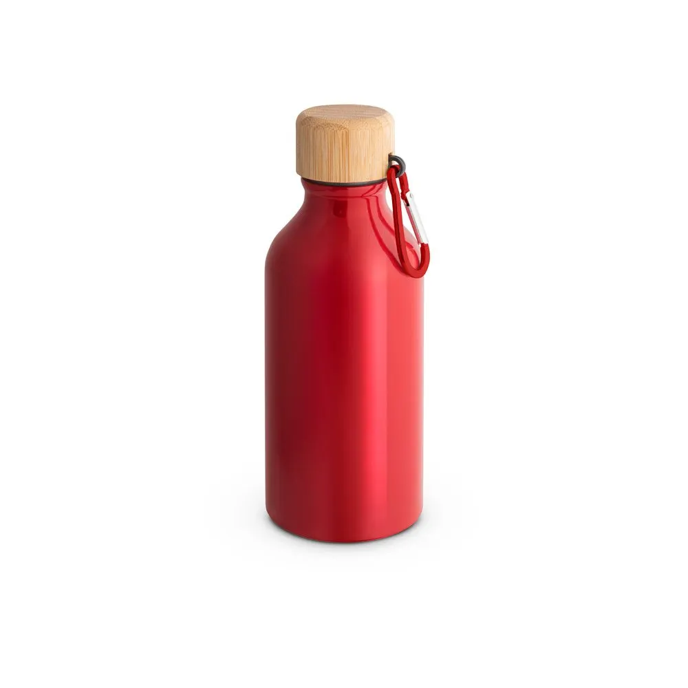 Squeeze em alumínio 100% reciclado com cor sólida brilhante 400 mL