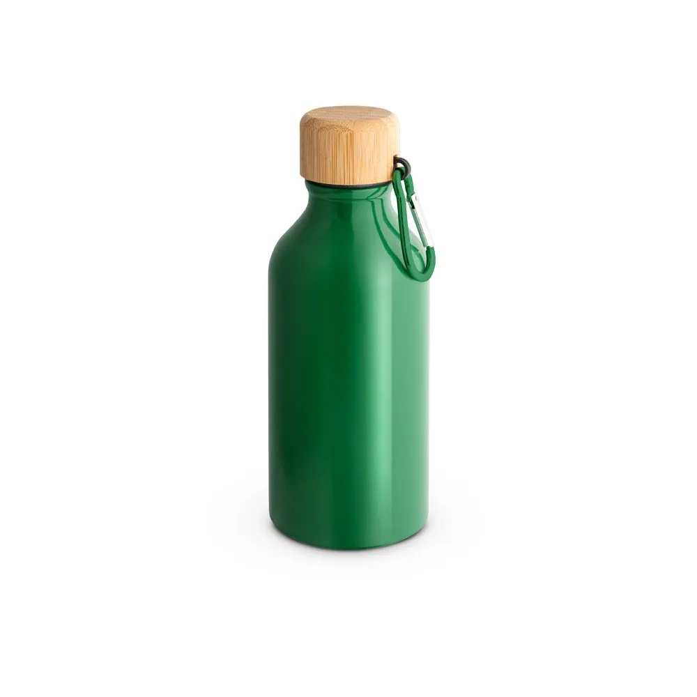 Squeeze em alumínio 100% reciclado com cor sólida brilhante 400 mL