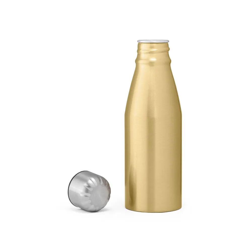 Squeeze em alumínio com tampa em aço inox 500 mL