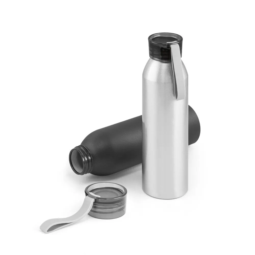 Squeeze em alumínio, com tampa em PP e tira em silicone 660 mL