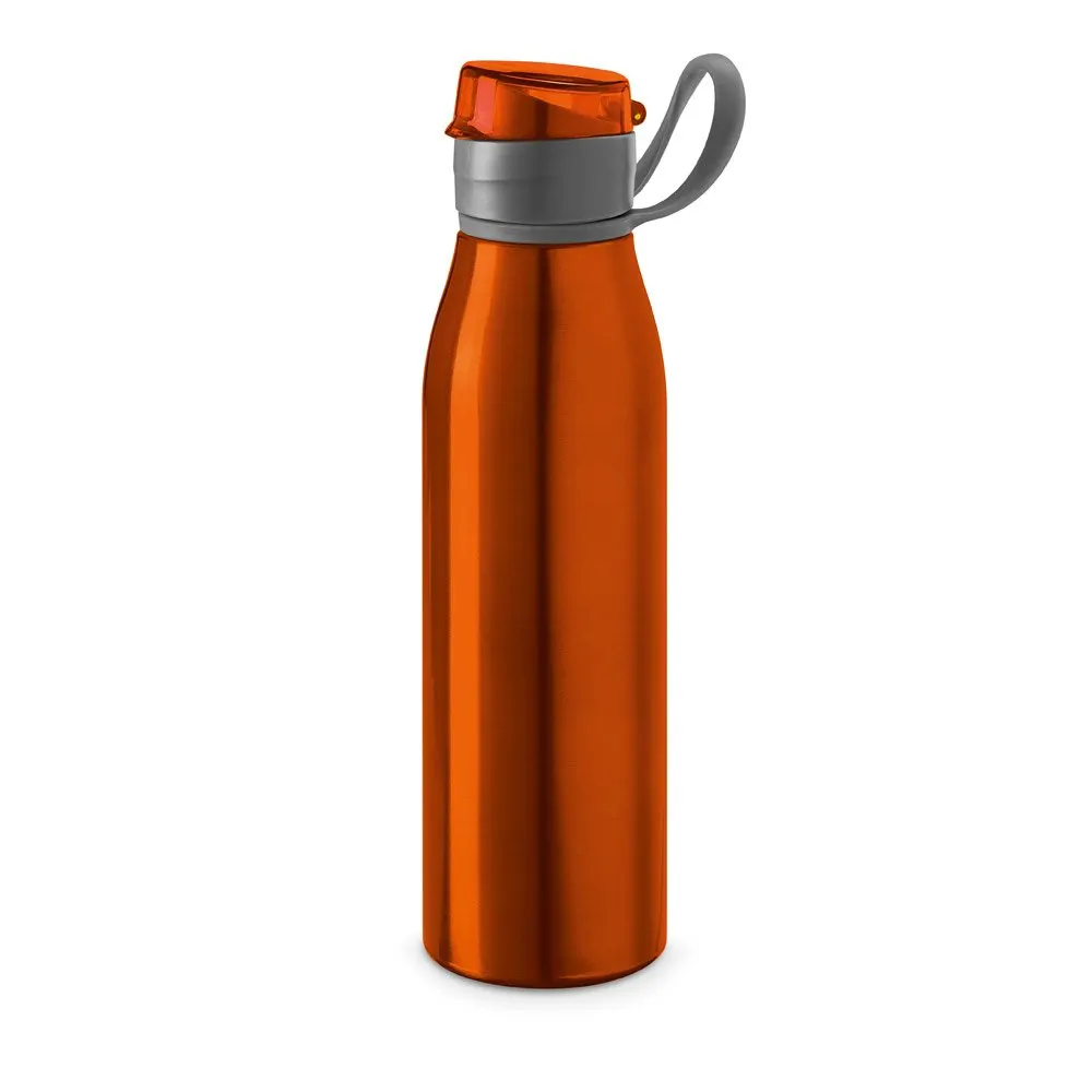 Squeeze em alumínio e tampa flip flop em AS e PP 650 mL