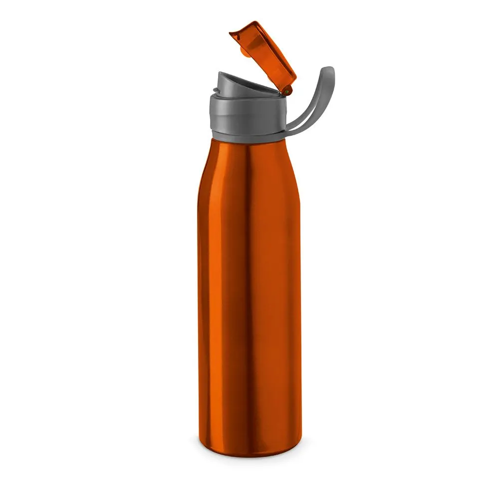 Squeeze em alumínio e tampa flip flop em AS e PP 650 mL