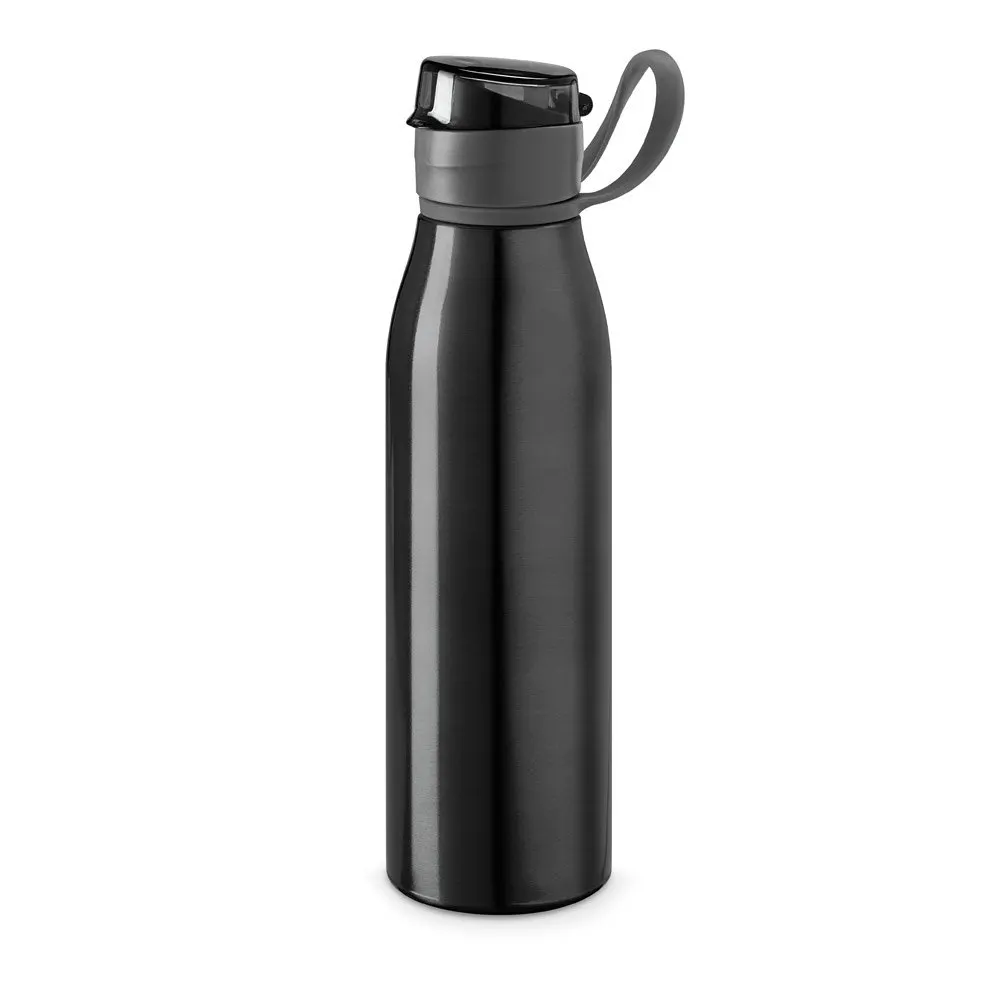 Squeeze em alumínio e tampa flip flop em AS e PP 650 mL