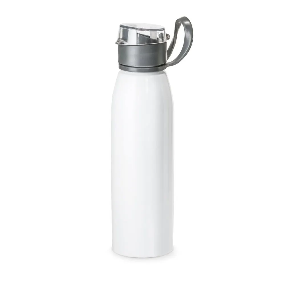 Squeeze em alumínio e tampa flip flop em AS e PP 650 mL