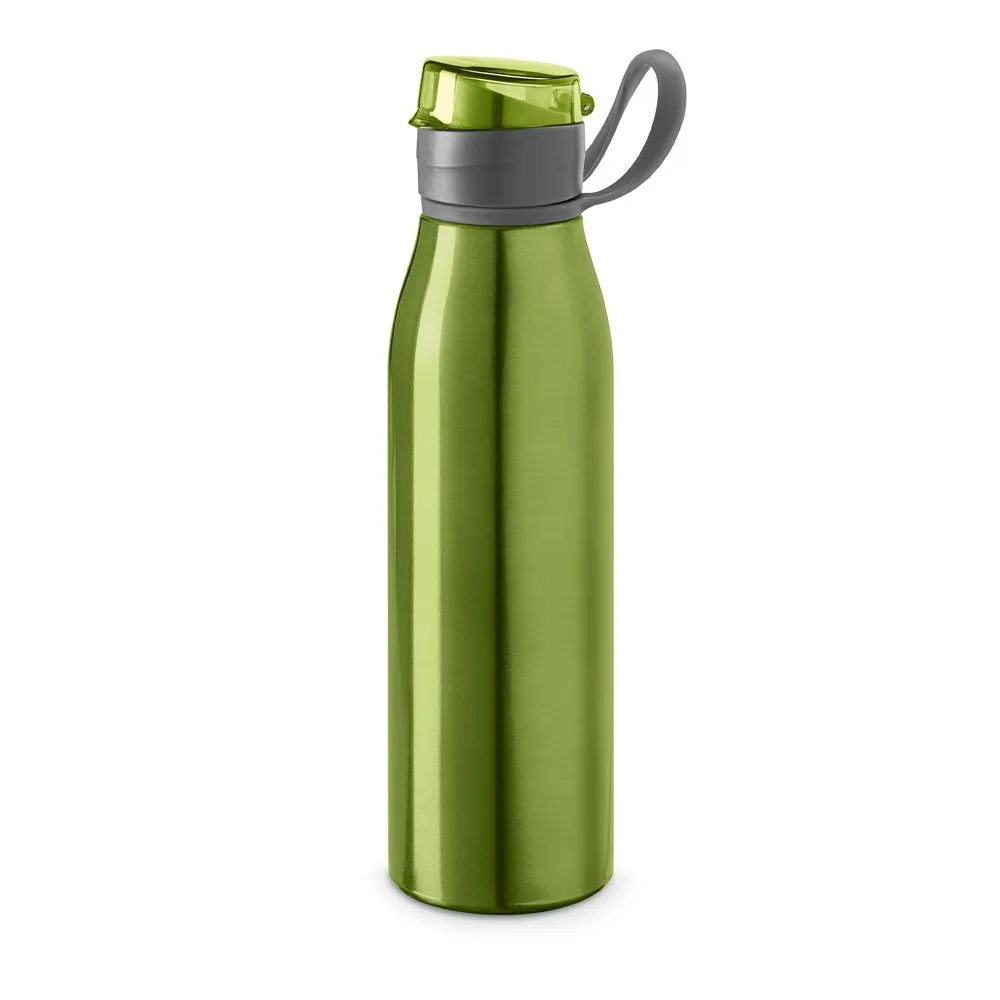 Squeeze em alumínio e tampa flip flop em AS e PP 650 mL