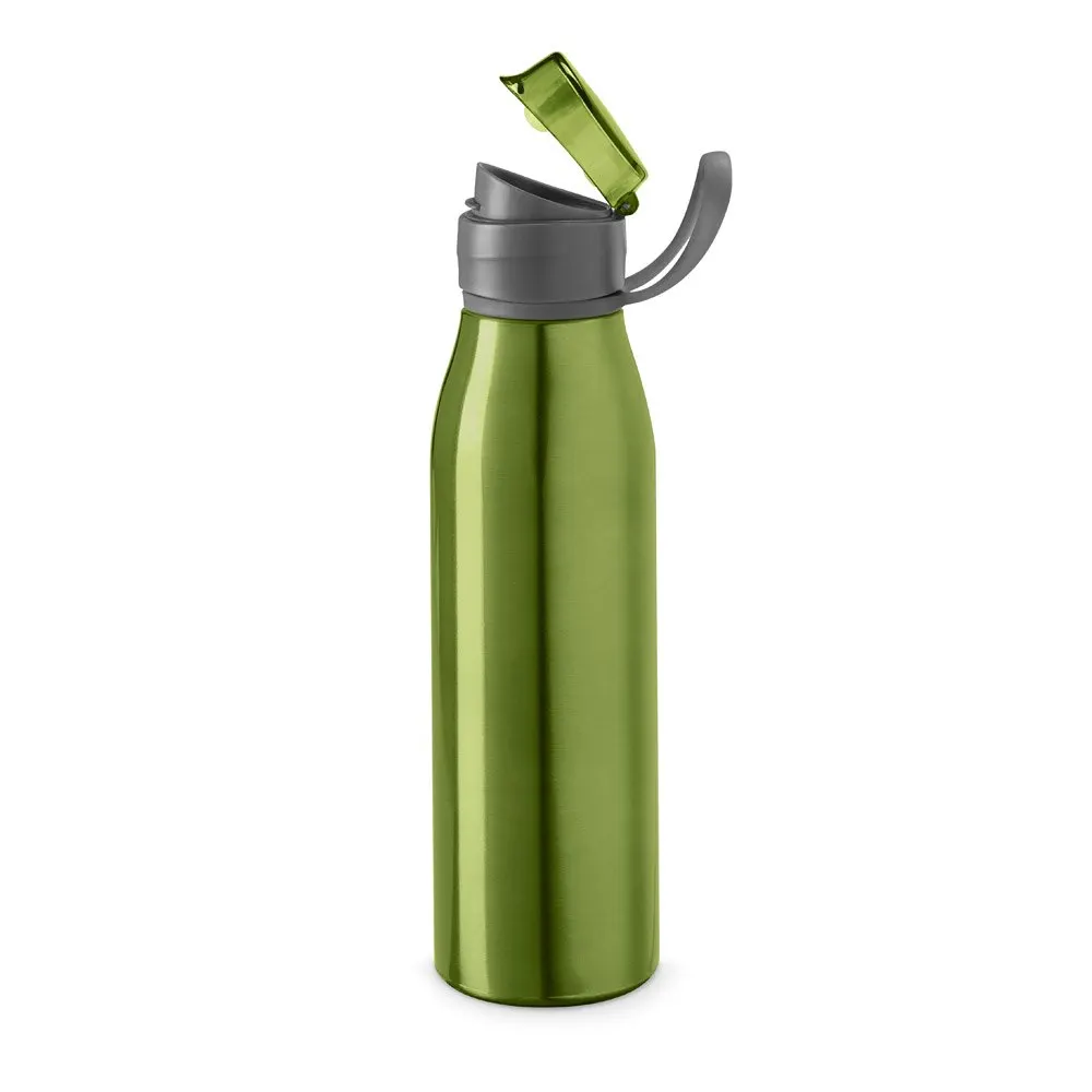Squeeze em alumínio e tampa flip flop em AS e PP 650 mL