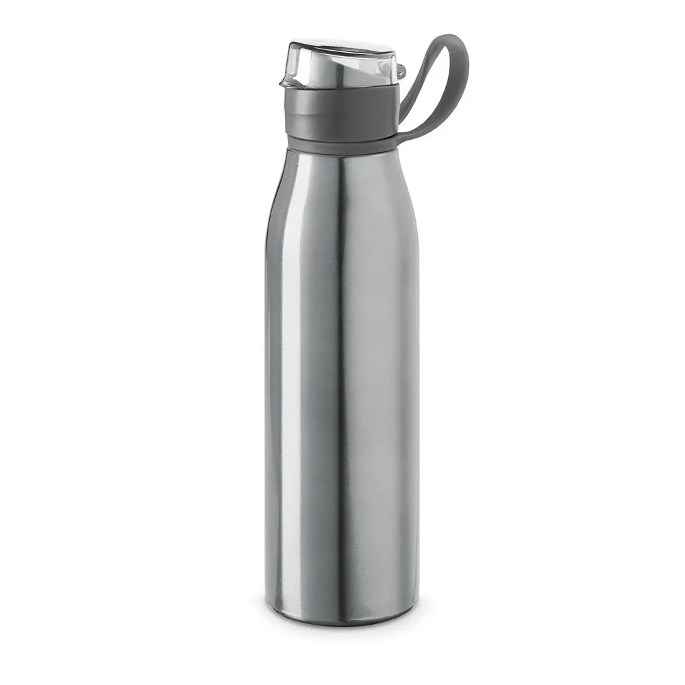 Squeeze em alumínio e tampa flip flop em AS e PP 650 mL