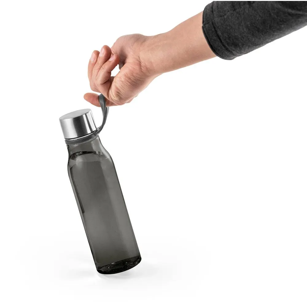 Squeeze em PET 100% reciclado com alça de silicone 590 mL