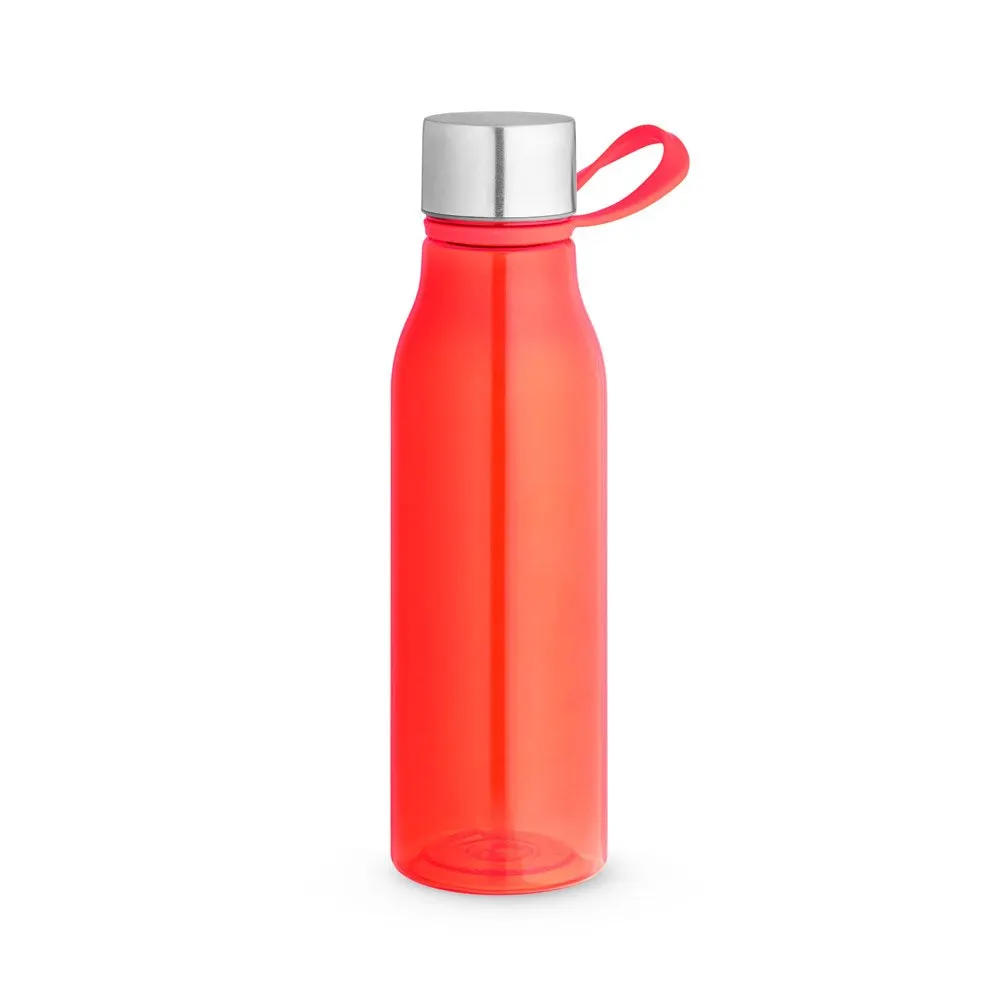 Squeeze em PET 100% reciclado com alça de silicone 590 mL
