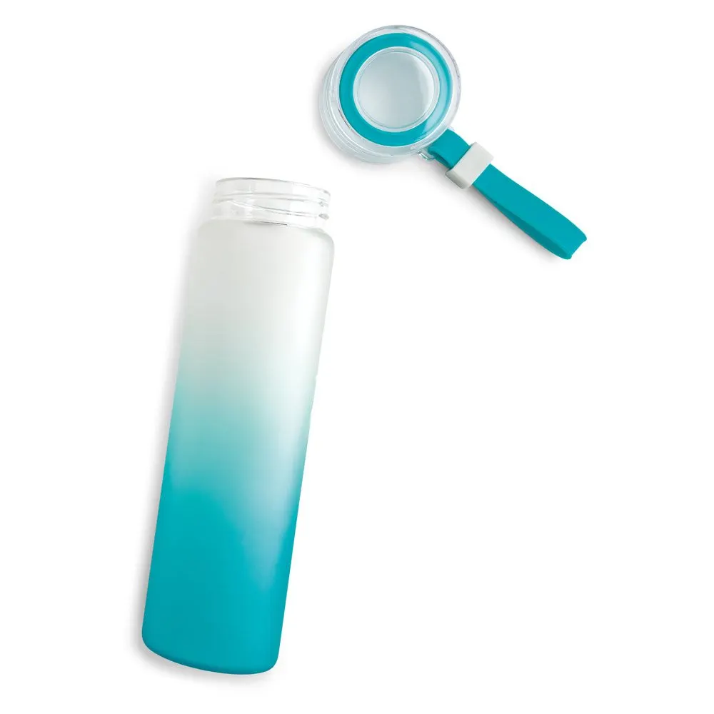 Squeeze em vidro borossilicato e tampa em AS com alça 470mL