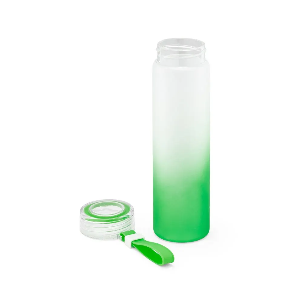 Squeeze em vidro borossilicato e tampa em AS com alça 470mL