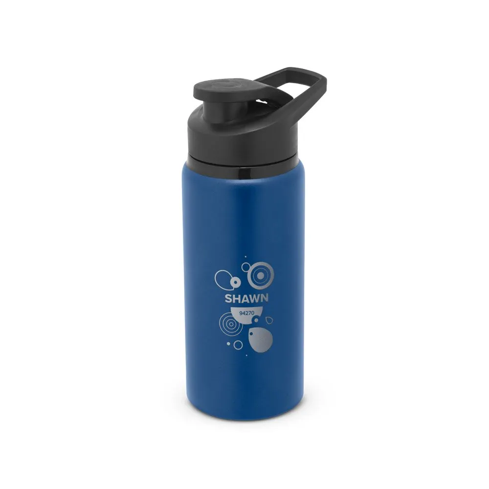 Squeeze esportiva em alumínio com parede simples e acabamento em mate 660 mL